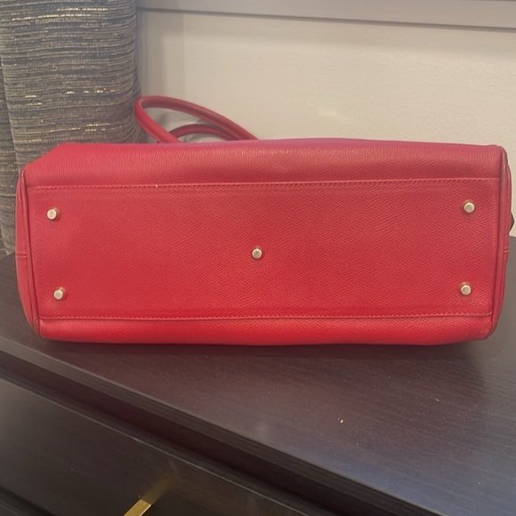 Arfango red leather bag. - Picture 7 of 8